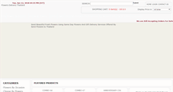 Desktop Screenshot of flowersdeliverythailand.com